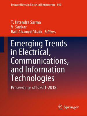 cover image of Emerging Trends in Electrical, Communications, and Information Technologies